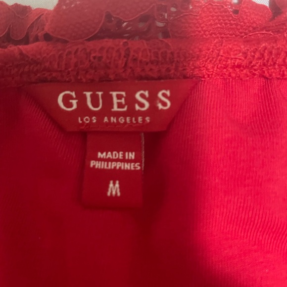 GUESS Red lace bodysuit - Picture 3 of 5